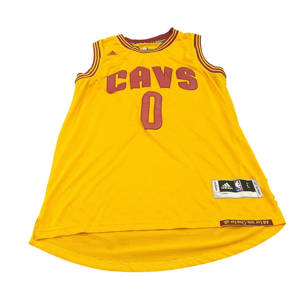 Adidas Cleveland Cavaliers Jersey L Yellow‎ Kevin Love 0 Swingman NBA Basketball